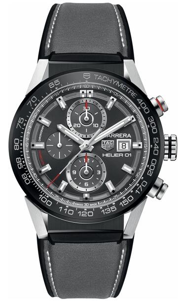 Tag Heuer Carrera Heuer 01 CAR201W.FT6095 Grey Dial Fake watch